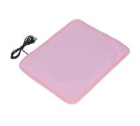 Naroote USB Heating Pad Adjustable Temperature Portable Shoulder Neck Leg Waist Heated Mat for Cold Days, Soft Polyester Fiber Suitable for Pets Use (Pink)