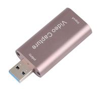 Naroote Video Capturing Card 1080P 60Hz HD USB Capturing Card for Live Streaming Education Gaming Aluminum Alloy