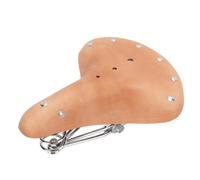 Naroote Vintage Cow Leather Bicycle Saddle with Springs Ergonomic Design for Bikes