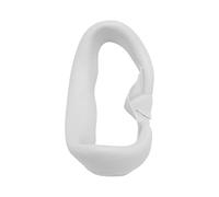 Naroote VR Silicone Face Cover Washable Soft Cushion for PICO 4 VR Glasses - Ergonomic Design and Sweat Resistant Material 1 Unit (Gray White)