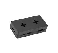 Naroote W Case Compact Lightweight ABS Protective Cover for Wall Mounting, Black 2.8 X 1.3 X 0.7in (Black)