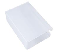 Naroote Wall -mounted Transparent Handkerchief Box, Simple Transparent Acrylic Handkerchief Box, Heavy Service for the Kitchen (L)