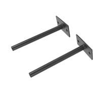 Naroote Wall Mounted Weight Plate Holder Heavy Duty for Home Gym Space Saving Organization 2pcs Alloy Steel 1.0in