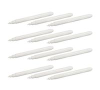 Naroote Water Soluble Sewing Embroidery Fabric Marking Pens for Durable Traces, 12 Pcs for Household Use (White Water Soluble Pen)