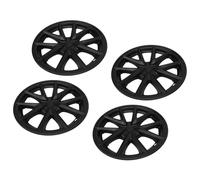 Naroote Wheel Hub Cap, 4PCS 18in Model S Plaid Style Wheel Rim Protector Robust PP Anti Scratch Aerodynamic for 18inch for 2017 To 2023 (Matte Black)