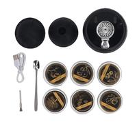 Naroote Whiskey Smoker Kit, Electric Drink Smoker Set, Convenient Enhance Whiskey and Cocktails with 6 Wood Chips, for Men, Parties, Picnics, and Outdoor Activities,