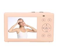 Naroote WiFi Digital Camera, Double Double Screen Camera 5K 80MP 1200MAH for Live Streaming (Pink)