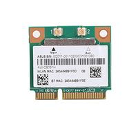 Naroote Wifi Module Mini PCI-E 2.4/5.0GHz Bluetooth 4.0 for Laptops, Green Board 802.11a/b/g/n/ac RTL8821AE, 1 X Wifi Module 2 X Screw
