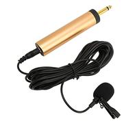 Naroote Wired Lavalier Microphone 5m Clip On Omnidirectional Condenser Mic for YouTube Videos and Podcasts with 6.5mm Adapter