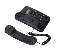 Naroote Wired Telephone with Caller ID, Easy to Use Design (Black)