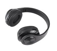Naroote Wireless Bluetooth Headset Portable Foldable Stereo Sound Noise Reduction Headphone for Sports Gaming Black 7.5x6.9x3.1in