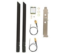 Naroote Wireless Card Wifi 6E High-Speed Dual Band Network Card for Laptops with Antenna and Connecting Cable (Single Cable Antenna Baffle)