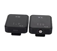 Naroote Wireless Lavalier Microphone High Sensitivity Noise Reduction 2 Way Monitoring for Outdoor Live Recording, Lapel Mic System for Vloggers and Singers (1 Receiver and 1 Transmitter)