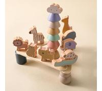 Naroote Wooden Building Block Set with Beautiful Design, Multi-dimensional Perception Toy for Accelerated Development of Mind and Body in Children