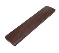 Naroote Wooden Keyboard Rest Wrist Pad Ergonomic Fatigue Relief Support for Gamers Programmers Writers, Walnut Hand Pad for Long Hours At Desk (104 Keys L440mm)