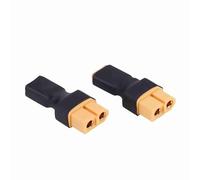 Naroote Xt30 Male To Xt60 Female Adapter, Battery Adapter Plug 2 Types 5PCS per Set Xt30 To Xt60 RC Drone Connector Connector Battery Converter Plug (XT30 male adapter XT60 female)