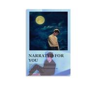 Narrated for You-Alec BenjaminWaterproof And Stain Resistant Decorative Paintings Living Room Bedroom, Office Hanging Paintings Free Framing High-definition Posters Creative Home DecorUnframe-style12x