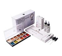Narrative Cosmetics 12 Color Flesh Tone Alcohol Activated Makeup Palette Kit - Includes Alcohol Activator and Moisturizing Remover - Waterproof Flesh Tone Makeup for Professional Makeup Artists