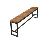 Narrow 71" High Top Bar Table with Steel Legs - Pub Counter Height Table for Cafe Restaurant Kitchen Balcony and Living Room - Modern Long Design (180cm)