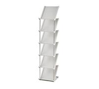 Narrow 8-Tier Shoe Rack White Plastic Space-Saving Storage Shelf for Entryway 6-LevelPerfect for Shoes Boots & Sneakers& Stylish Design