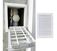 Narrow Access Panel for Plumbing Electrical Cables, Large Detachable Drywall Attic Door, Wall Ceiling Mount Inspection Hatch Louver Vent(10x12in(250x300mm))