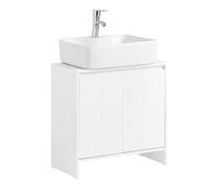 Narrow Bathroom Cabinet with Basket - Space-Saving Storage Chest for Laundry Room, Durable Design