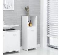 Narrow Bathroom Cabinet With Shelves Vanity Unit Slim Storage Cupboard Furniture