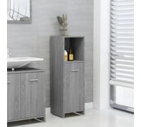 Narrow Bathroom Cabinet With Shelves Vanity Unit Slim Storage Cupboard Furniture