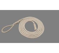 Narrow Boat Mooring Rope - 14mm Polyhemp 20ft Long With Soft Eye & Back Splice - Synthetic Hemp Rope - Hempex - Canal Boat
