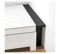 Narrow Console Table 2ft High - 39.4" L Solid Wood Shelf for Entryway/Hallway/Kitchen/Bedroom - Black 0.6" Thick Behind Couch Storage Solution