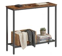 Narrow Console Table for Entryways, 2 layer (24W cm)