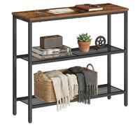 Narrow Console Table for Entryways, 3 layer (24W cm)