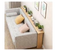Narrow console table for the entryway space saving side table behind the sofa ideal for hallways and corridors made of wood (110 x 10 x 65 cm). Perfect for small spaces and stylish interiors