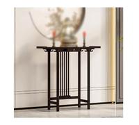 Narrow Console Table, Slim Hallway Shelf, Bamboo Storage Table for Entryway, Wood Console Table for Home, Chinese Style High Table, Space-Saving Design