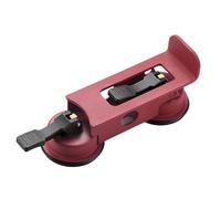 Narrow Design Double Gripper Suction Cup Tool for Wood Floor Up to 8cm Wide Crafted from Carbon Steel Materials Thick Rubber Floor Sucker