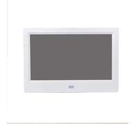 Narrow-Edge High-Definition Led Screen 7In10In Digital Photo Frame Electronic Album Photo Frame Video Advertising Machine (8G 7In White Lithium Battery)