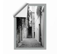 Narrow European Passage Vintage Unframed Wall Art Print A2 (59.4×42cm), Wall Decor for Living Room, Bedroom, Office & Home, Art Gift