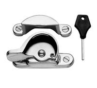Narrow Fitch Fastener (Locking) in Satin Chrome by EUROART