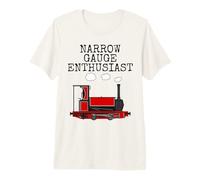 Narrow Gauge Enthusiast, Steam Train (Red) Premium T-Shirt