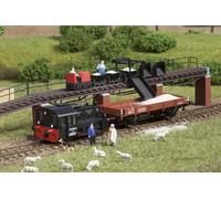 Narrow Gauge LOADING RAMP + 15 Dummy Tracks TT Gauge Auhagen kit 43704