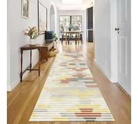 Narrow Hallway Carpet Beige Brown Yellow Anti-Shed Hallways Runner Rug 150/200/250/300/350/400/500/600cm Carpets Runners for Passage Farmhouse Hall Rugs(120 * 300cm)