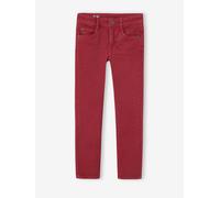 NARROW Hip, MorphologiK Slim Leg Coloured Trousers, for Boys tomato red