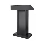 RENLXFI Narrow Lectern Podium Stand, Heavy Duty Reading or Laptop Desk, for Office Concert School Church And Speech, Stainless Steel (Color : E)