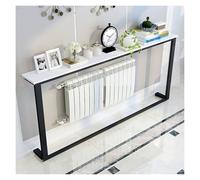 Narrow Long Sofa Table Behind Couch, Thin Console Table for Hallway Entryway Living Room, Modern Rectangular Slim Side Table