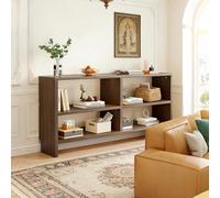 Narrow Modern Console Table - Slish Entryway & Accent Table for Hallway, Living Room, Bedroom - Easy Assembly, Brown Wooden Design, 100x15x86cm