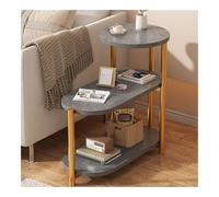 Narrow Nightstand Sofa Side Table Bedside Table Multi-Function For Bedroom, Small Spaces - Faux Marble