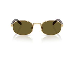 Narrow Oval Sunglasses - unisex - Prada - Sunglasses - Yellow - 52 MM - Accessories 52 MM