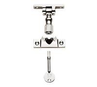 Narrow Plate Locking Brighton Fastener - Polished Nickel