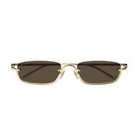 Narrow Rectangular Sunglasses - unisex - Gucci - Sunglasses - Yellow - 55 MM - Accessories 55 MM