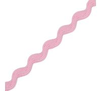 Narrow RIC Rac 4.5mm Wide Ribbon & Trimming for Sewing - Ribbons, Decorative Trimmings, Craft Ribbons & Trims,Fabric Edging, Christmas, Sewing & DIY Projects (Pale Pink, 10m) -Craft Queen LTD